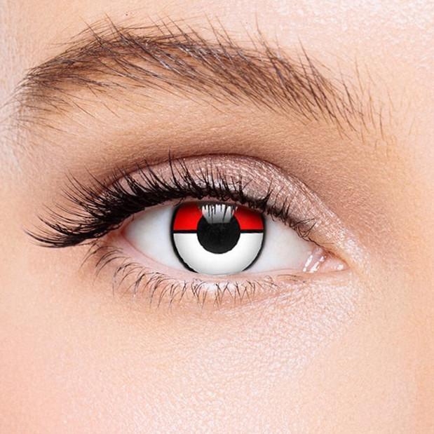 Scary Red Colored Contact Lenses - Icoloured® Eye Contacts